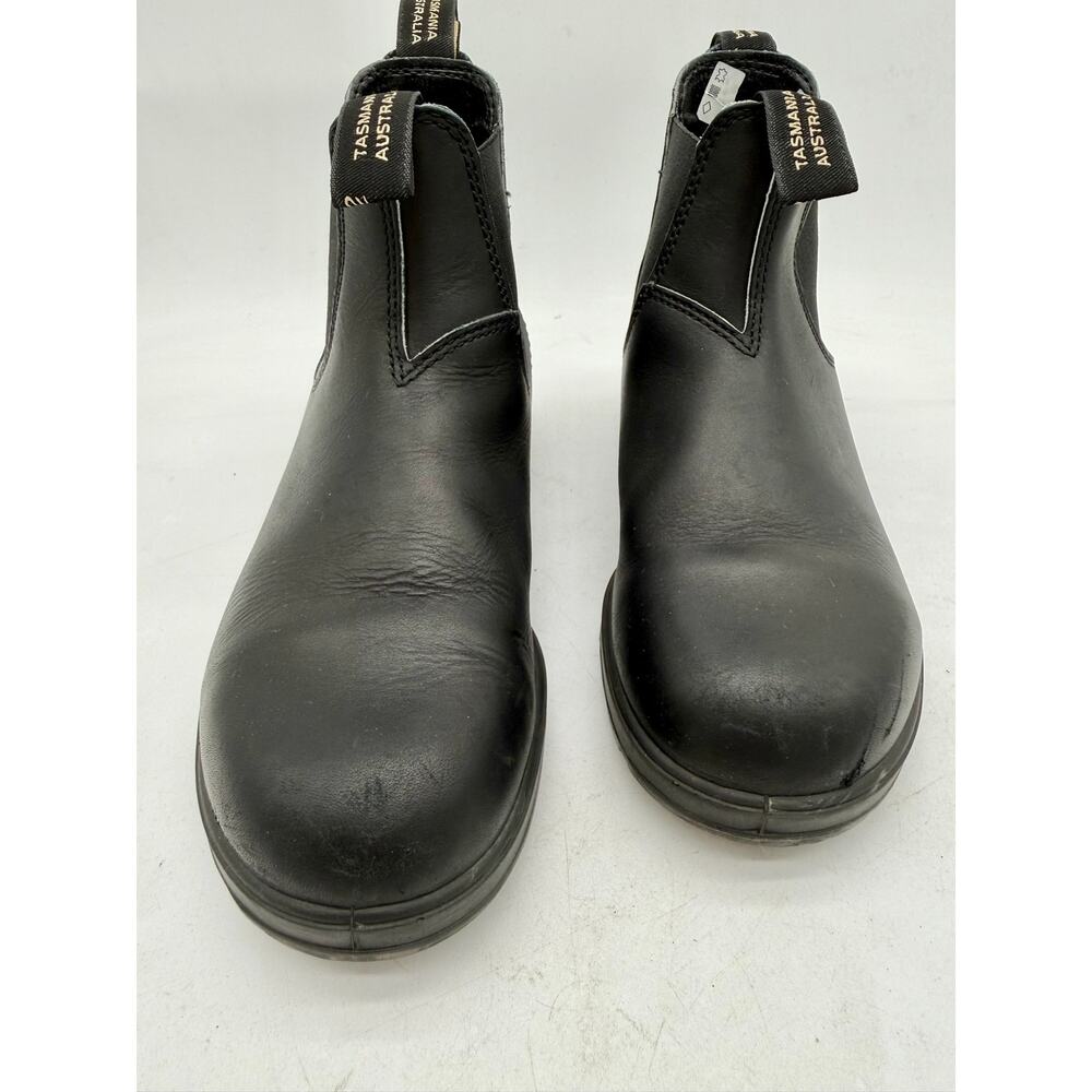 Blundstone Classic Black Leather Pull-On Chelsea Boots Women's Size 9.5 - Picture 5 of 10